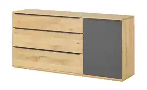 Wohnwert Sideboard  Rhodos ¦ holzfarben ¦ Maße (cm): B: 183 H: 86 T: 43.0 Kommoden & Sideboards > Sideboards - Möbel Kraft