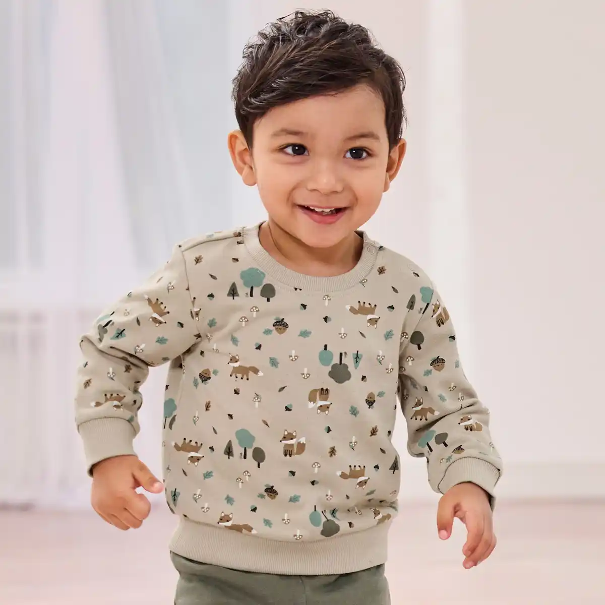 Bild 3 von Baby-Jungen-Sweatshirt mit hohem Baumwollanteil, 2er-Set