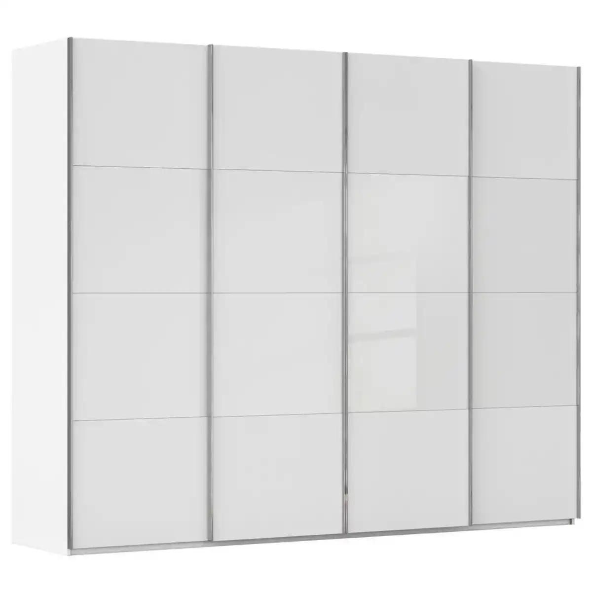 Bild 1 von Novel Schwebetürenschrank, Weiß, Holzwerkstoff, 8 Fächer, 271x235x68 cm, Blauer Engel, Goldenes M, BQ - Bündnis für Qualität, Made in Germany, Typenauswahl,  umfangreiches Zubehör erhältlich,