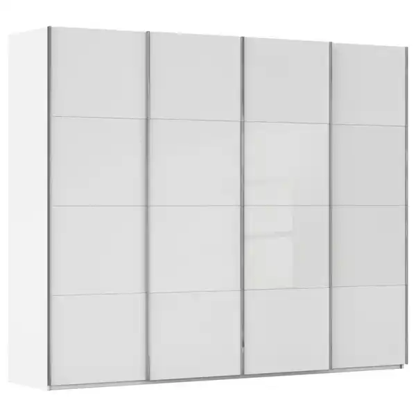 Bild 1 von Novel Schwebetürenschrank, Weiß, Holzwerkstoff, 8 Fächer, 271x235x68 cm, Blauer Engel, Goldenes M, BQ - Bündnis für Qualität, Made in Germany, Typenauswahl,  umfangreiches Zubehör erhältlich,