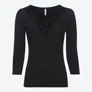 Damen-Langarmshirt mit Spitze