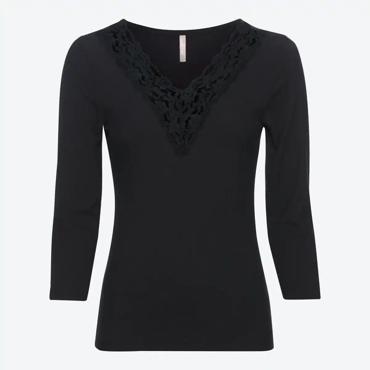 Bild 1 von Damen-Langarmshirt mit Spitze