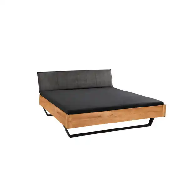 Bild 1 von Linea Natura Balkenbett, Wildeiche, Holz, Wildeiche, massiv, 180x200 cm, in verschiedenen Größen erhältlich, Schlafzimmer, Betten, Doppelbetten