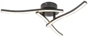 LED-Deckenleuchte Ito in Schwarz max. 18 Watt Deckenlampe, Schwarz