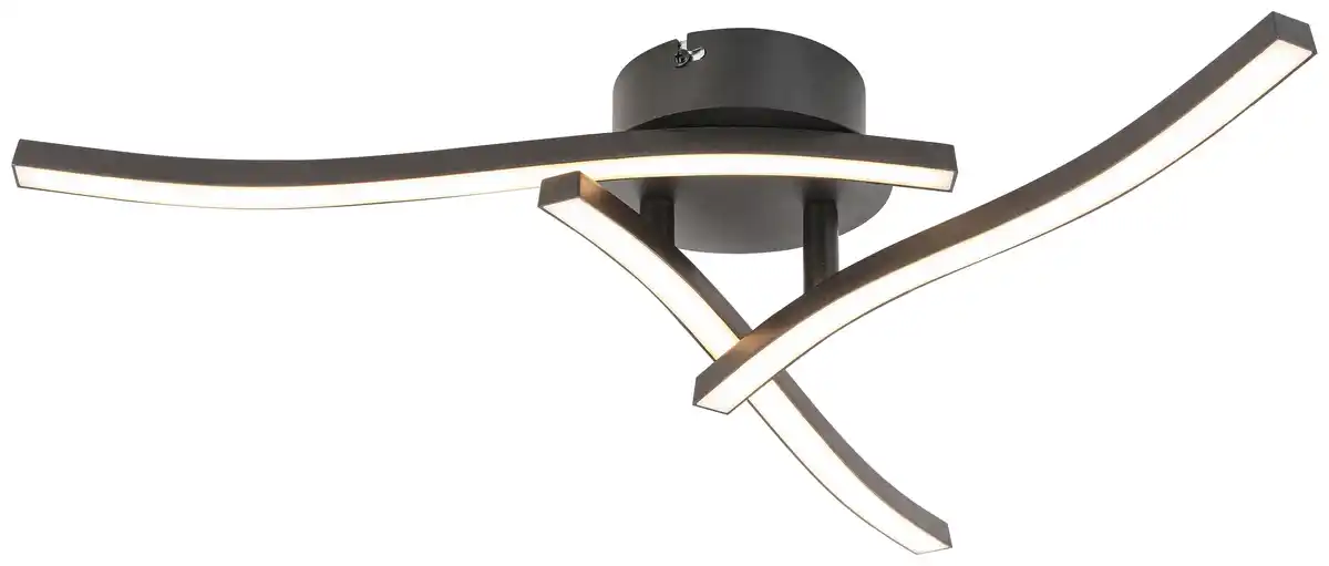 Bild 1 von LED-Deckenleuchte Ito in Schwarz max. 18 Watt Deckenlampe, Schwarz