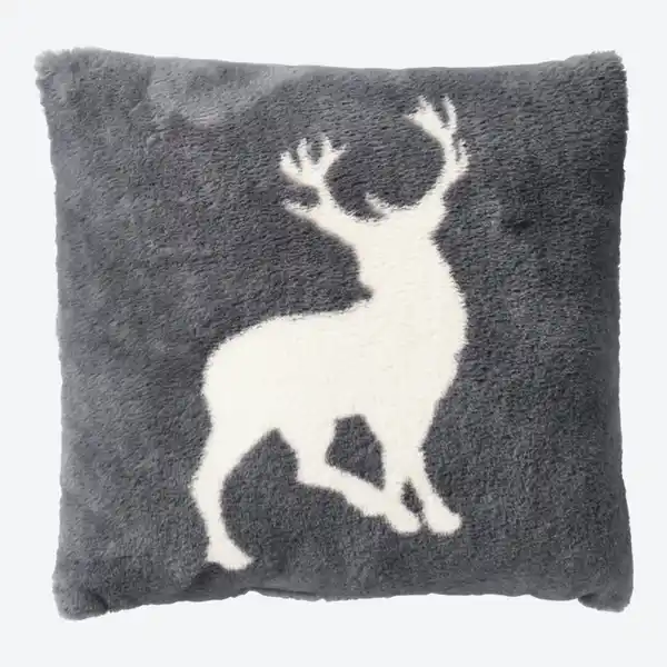 Bild 2 von Dekokissen mit Hirsch-Motiv