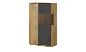 Wohnwert Highboard  Rhodos ¦ holzfarben ¦ Maße (cm): B: 85 H: 141 T: 40.0 Kommoden & Sideboards > Highboards - Möbel Kraft