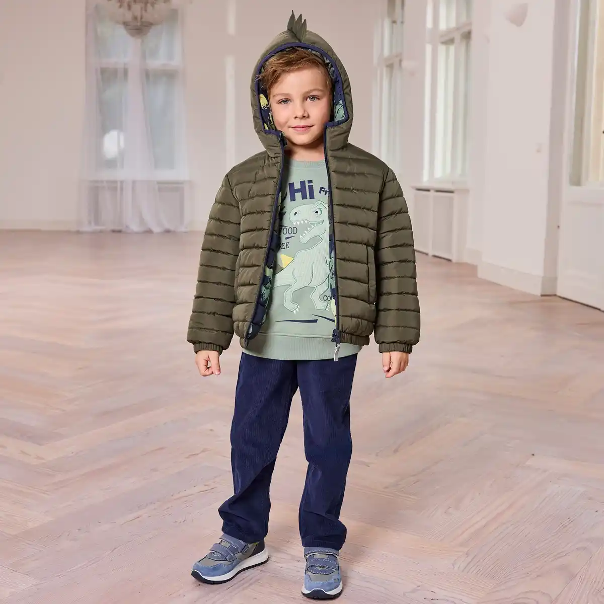 Bild 1 von Kinder-Jungen-Cordhose mit verstellbarer Bundweite