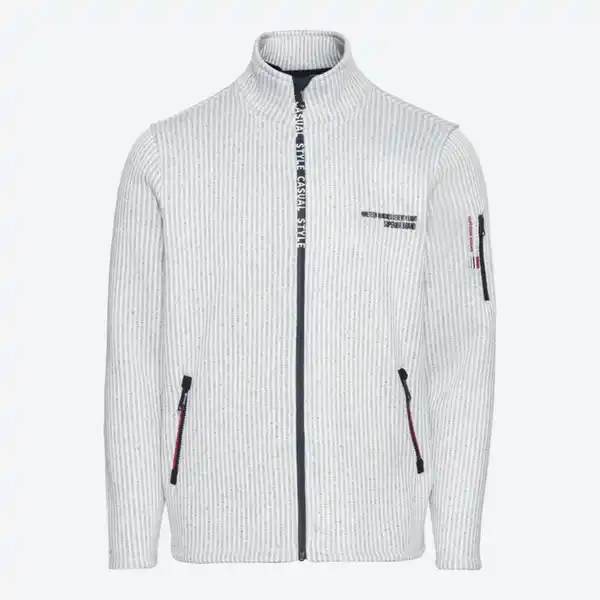 Bild 4 von Herren-Knitfleece-Jacke mit angerauter Innenseite