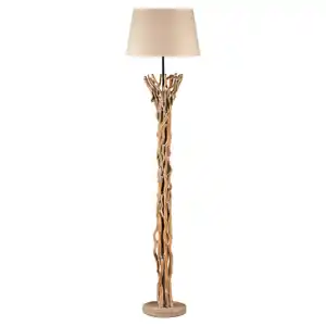 Stehleuchte Agar Schwarz/Akaziefarben max. 22 W, Akaziefarben