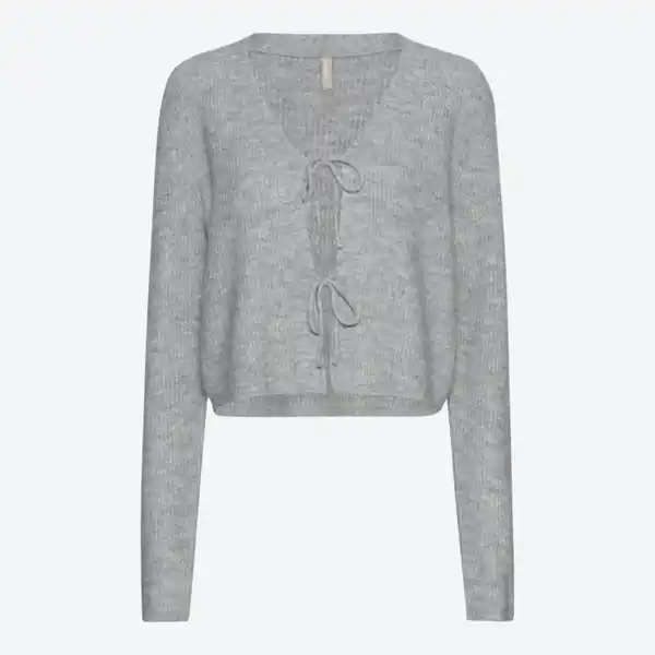 Bild 2 von Damen-Strickjacke mit Bindebändern