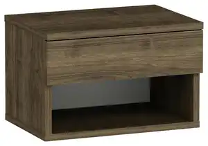 Nachttisch Hestia ca. 44,6x29x31,6cm Walnussfarben, Walnussfarben