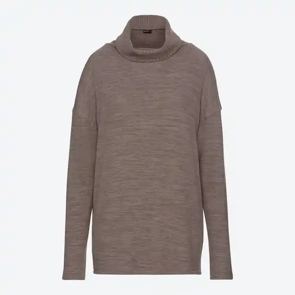 Bild 1 von Damen-Rollkragen-Pullover mit Fledermaus-Ärmel