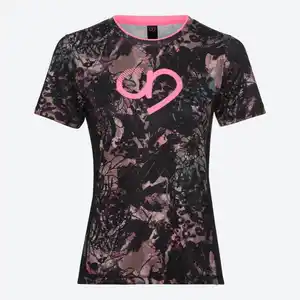 Damen-Funktions-T-Shirt mit Rundhalsausschnitt