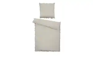 como Musselin Bettwäsche   ¦ creme ¦ Maße (cm): B: 135 Bettwaren > Bettwäsche-Sets > Ganzjahresbettwäsche - Möbel Kraft