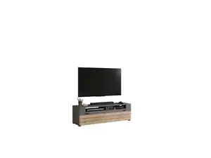 TV- Element Freno ca. 140x42 cm Nox Eiche/Grau