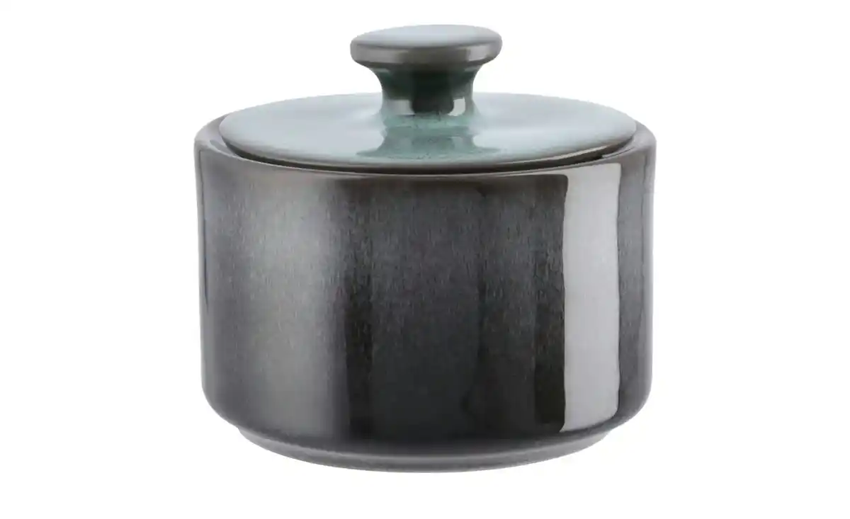 Bild 1 von Peill+Putzler Zuckerdose mit Deckel  Rimini ¦ grün ¦ Steinzeug/Steingut ¦ Maße (cm): H: 8  Ø: 9.0 Geschirr > Einzelgeschirrteile - Möbel Kraft