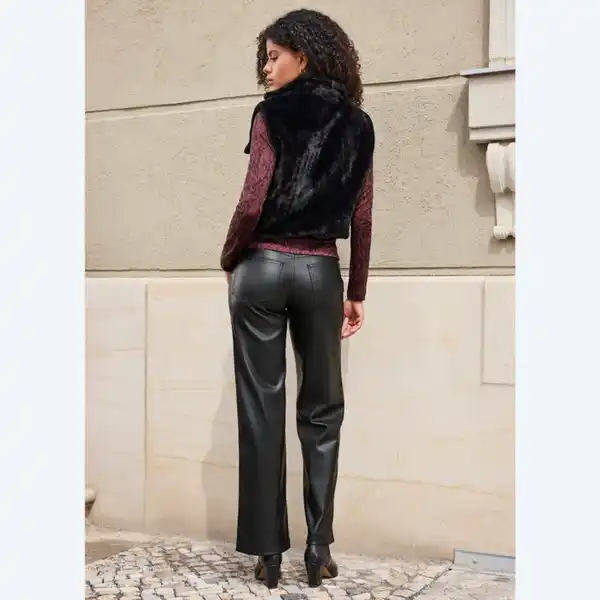 Bild 4 von Damen-Hose in Leder-Optik