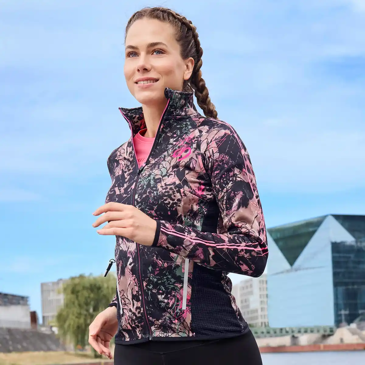 Bild 1 von Damen-Trainingsjacke mit Stehkragen