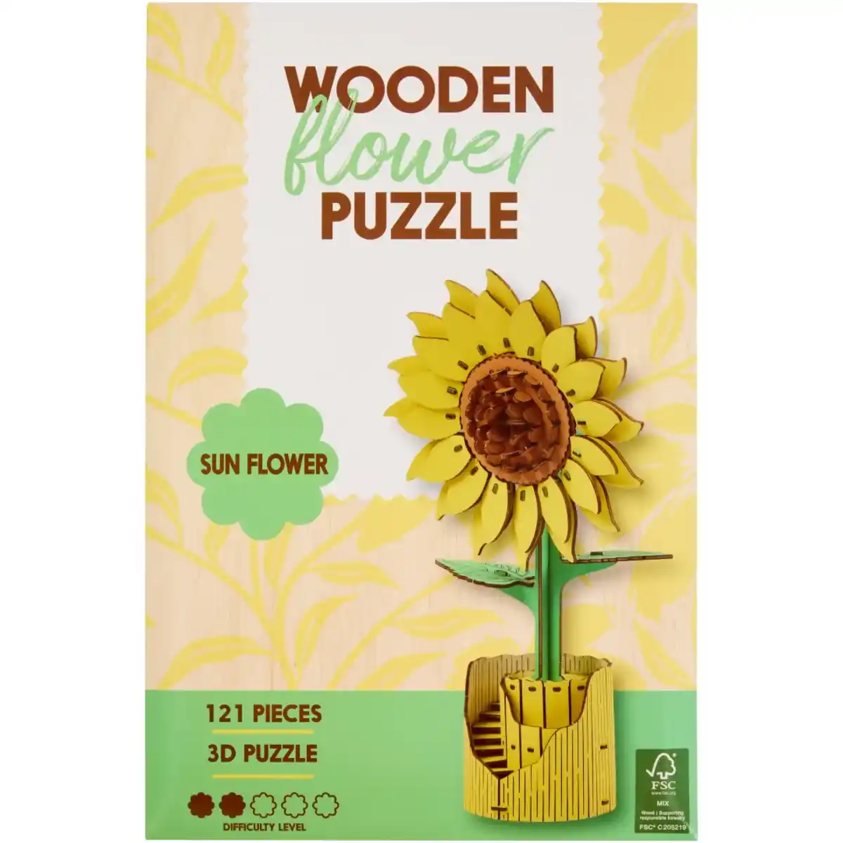 Bild 3 von DIY-Holzblumenpuzzle