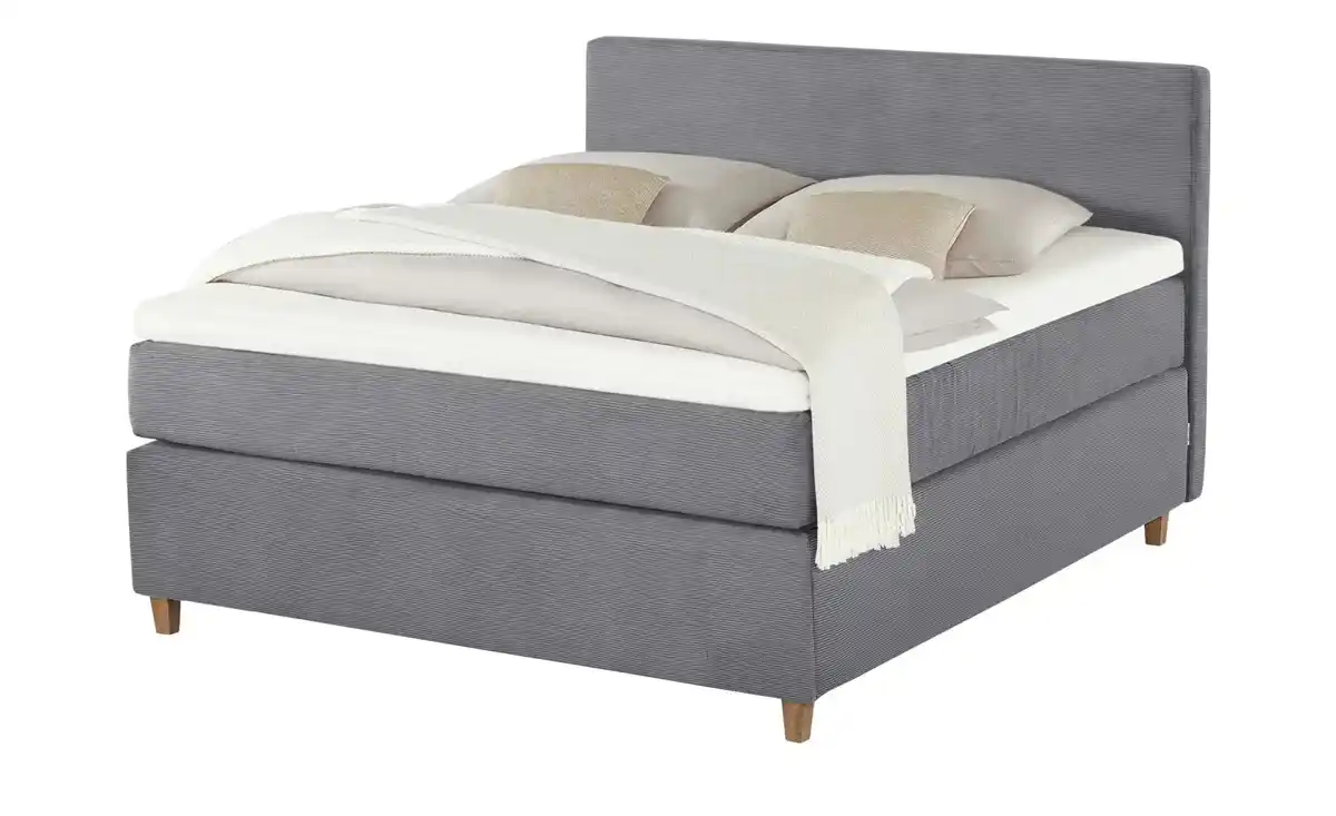 Bild 1 von Jette Home Boxspringbett  Jette Flex ¦ grau ¦ Maße (cm): B: 145 H: 120,5 Betten > Boxspringbetten - Möbel Kraft