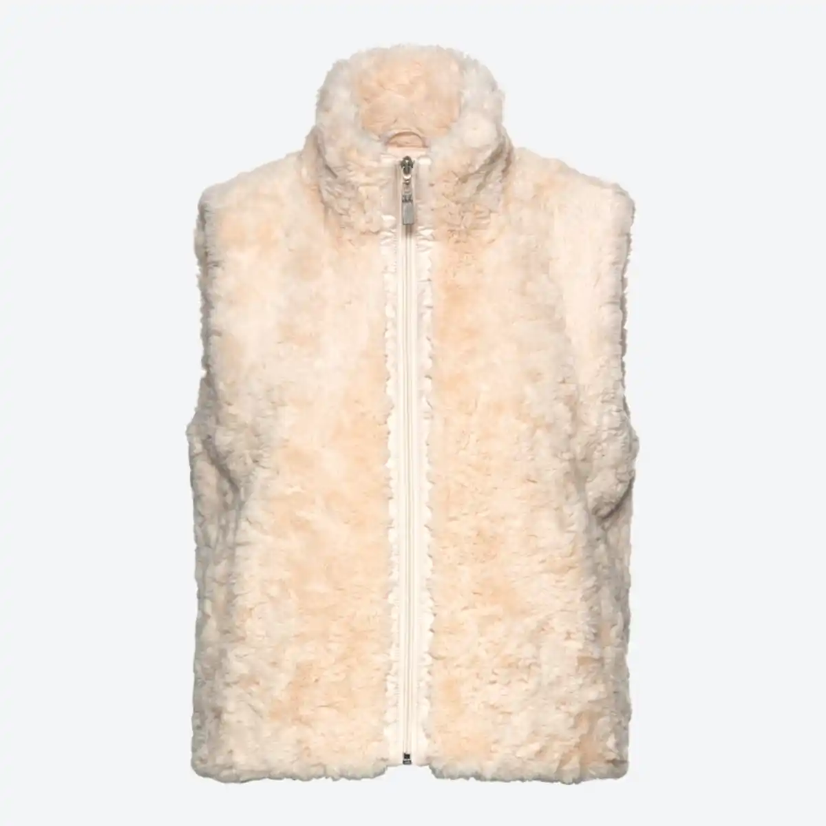 Bild 2 von Damen-Outdoor-Kunstfellweste mit Reißverschluss