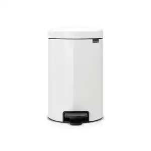 Brabantia Abfalleimer NEW Icon, Weiß, Kunststoff, 12 L, 25.1x41.1x33.8 cm, Küchen, Küchenausstattung, Mülleimer