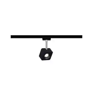 Paulmann Schienensystem-Strahler Urail, Schwarz, Chrom, Metall, Kunststoff, 7.7x16.5x4.7 cm, Lampen & Leuchten, Innenbeleuchtung, Leuchten nach Räumen, Wohnzimmerlampen