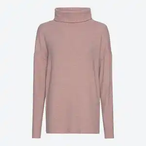 Damen-Rollkragen-Pullover mit Fledermaus-Ärmel
