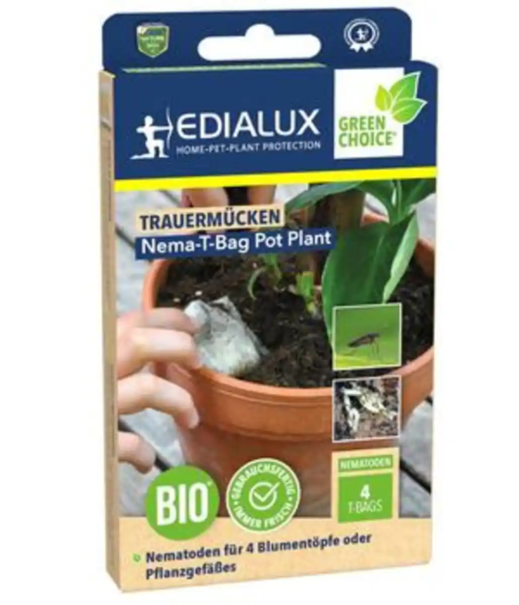 Bild 1 von Edialux Nema-T-Bag Pot Plant gegen Trauermücken, 4 Stk.