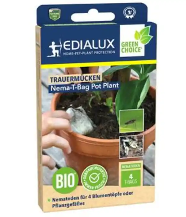 Bild 1 von Edialux Nema-T-Bag Pot Plant gegen Trauermücken, 4 Stk.