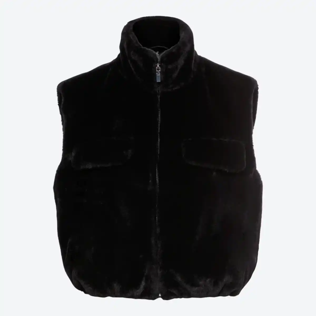 Bild 2 von Damen-Outdoor-Kunstfell-Weste mit Reißverschluss