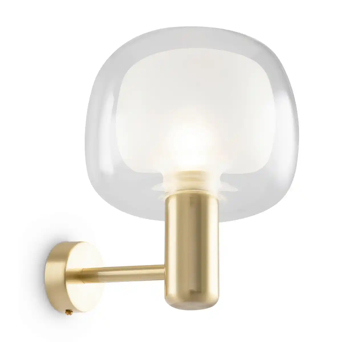 Bild 1 von Wandleuchte Vision Goldfarben max. 60 Watt Wandlampe, Goldfarben, Transparent
