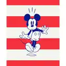 Bild 1 von Xora Vliestapete, Blau, Rot, Weiß, Cartoon, 200x250 cm, Fsc, Tapeten & Wandverkleidungen, Vliestapeten