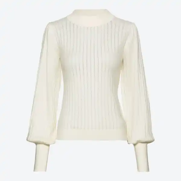 Bild 2 von Damen-Pullover mit Ajourmuster