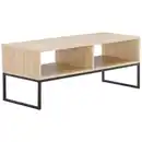 Bild 1 von Mid.you Couchtisch, Natur, Schwarz, Metall, Holzwerkstoff, rechteckig, Kufe, 100x40x40 cm, Fsc, Wohnzimmer, Wohnzimmertische, Couchtische