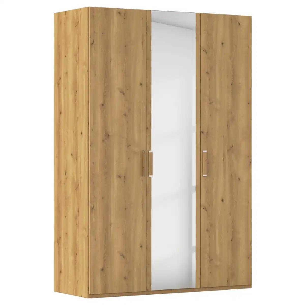 Bild 1 von Novel Drehtürenschrank, Eiche, Holzwerkstoff, 4 Fächer, 151x223x60 cm, Blauer Engel, Goldenes M, BQ - Bündnis für Qualität, Made in Germany, Schlafzimmer, Kleiderschränke, Drehtürenschränke