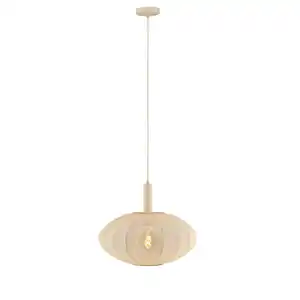 Lucide Pendelleuchte Corina, oval,oval, 50x170x50 cm, RoHS, Reach, Europäischer Sicherheitsstandard, höhenverstellbar, beliebig kürzbar, Lampen & Leuchten, Innenbeleuchtung, Leuchten nach Räumen,