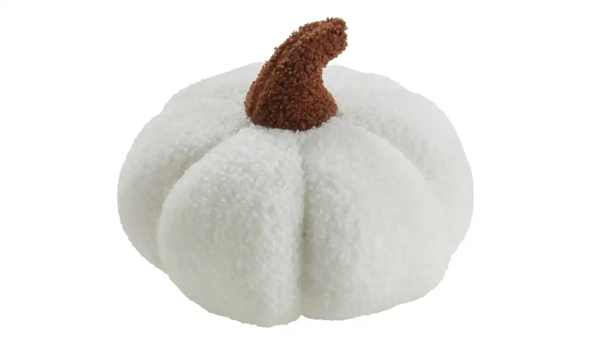 Bild 1 von Kissen  Kürbis ¦ weiß ¦ Maße (cm): B: 25 H: 25 Heimtextilien > Kissen > Dekokissen - Möbel Kraft