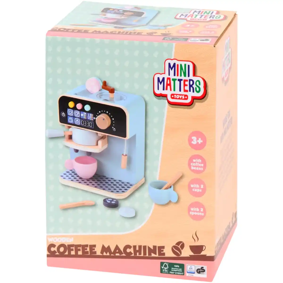 Bild 2 von Mini Matters Spielzeugkaffeemaschine aus Holz