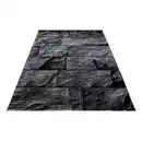 Bild 1 von Webteppich Parma Schwarz ca. 120x170cm, Schwarz