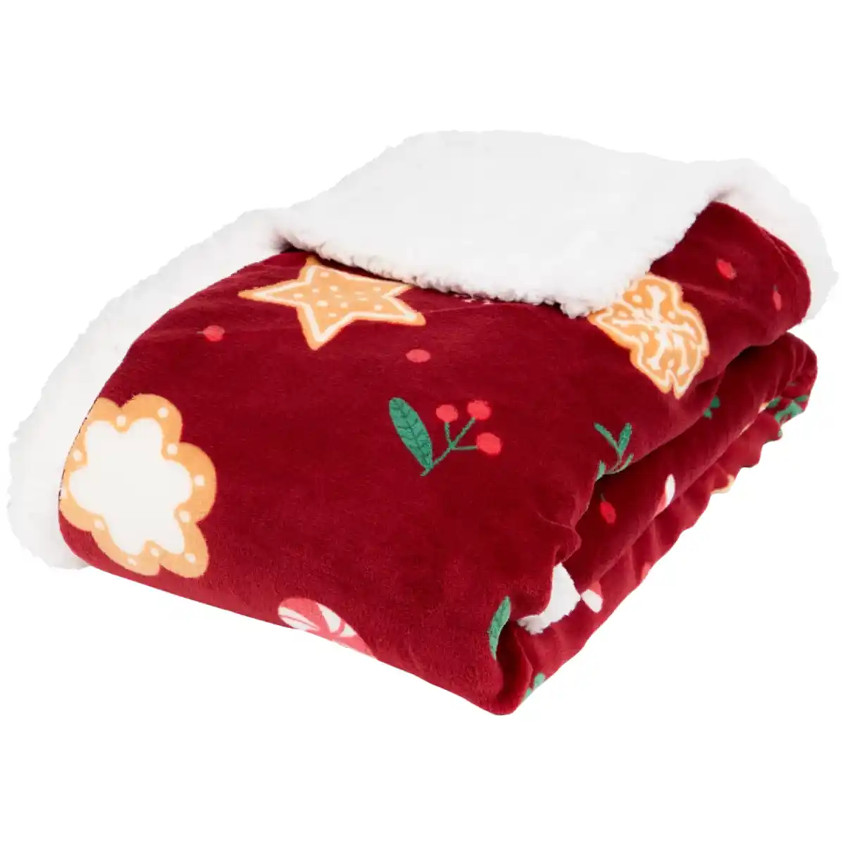 Bild 1 von Wohndecke mit Weihnachtsmotiv