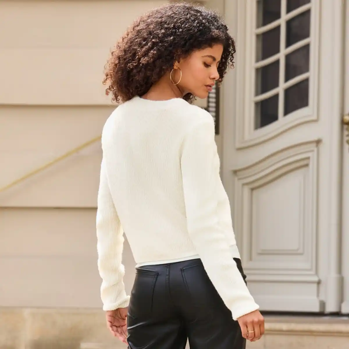 Bild 4 von Damen-Strickjacke mit Bindebändern