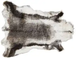 Kunstfell Rudolf in Grau ca. 90x110cm, Grau