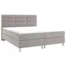 Bild 1 von Carryhome Boxbett, Grau, Textil, H2, 7-Zonen, Höhe ca. 20 cm, 160x200 cm, Topper durchgehend, in verschiedenen Größen erhältlich, Schlafzimmer, Betten, Doppelbetten