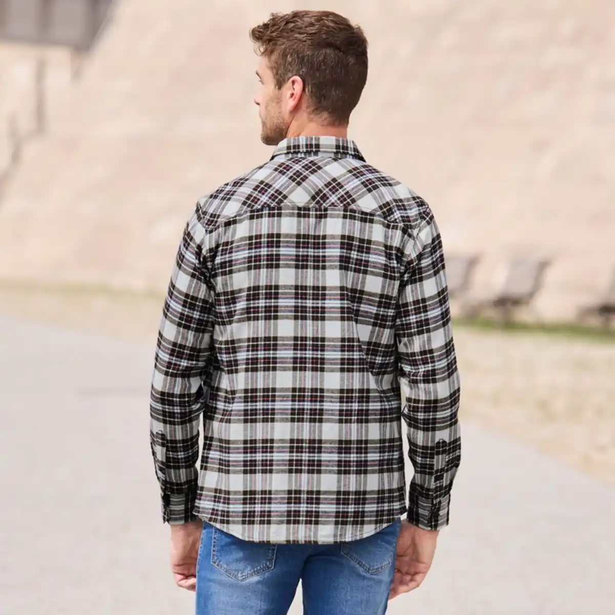 Bild 4 von Herren-Flanell-Hemd mit Karo-Muster