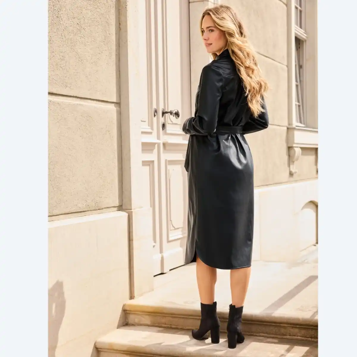 Bild 4 von Damen-Kleid in Leder-Optik