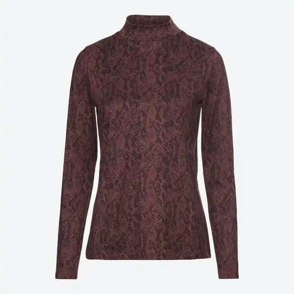 Bild 1 von Damen-Langarmshirt mit Stehkragen