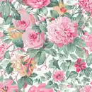 Bild 1 von Xora Vliestapete, Pink, Kunststoff, Papier, Blume, 52x1005 cm, Made in Europe, Tapeten & Wandverkleidungen, Vliestapeten