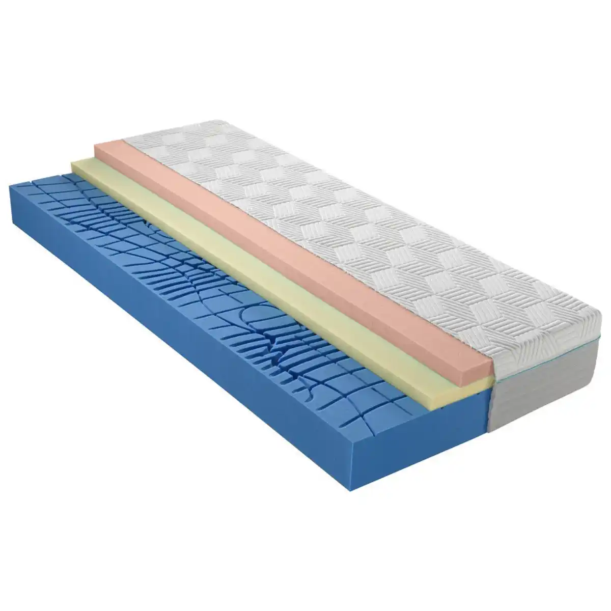 Bild 1 von Dieter Knoll Gelschaummatratze, Weiß, Textil, H4, rechteckig, 120x210 cm, Austria Gütezeichen, Made in Austria, Oeko-Tex® Standard 100, Qualität aus Österreich, Über- und Sondergrößen erhält